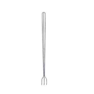 Garfo de Metal 3 Pontas para Churrasco 70cm