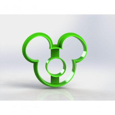 Cortador Donuts Mickey - Mod 2 Tamanho 9 Cm