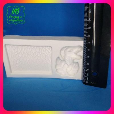 Molde Silicone Dinossauro com Placa