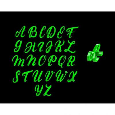 Marcador Alfabeto Letras Cursivas Mod 1 1,5cm