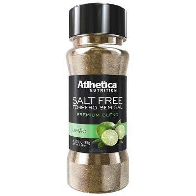 Salt Free tempero Sem Sal Limão 55g Atlhetíca Nutrition