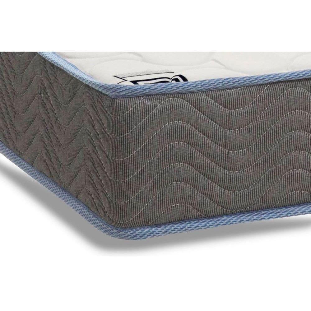 Cama Box Queen: Colchão Espuma D33 Ortobom Light Saúde + Base CRC Suede Gray(158x198) - 3