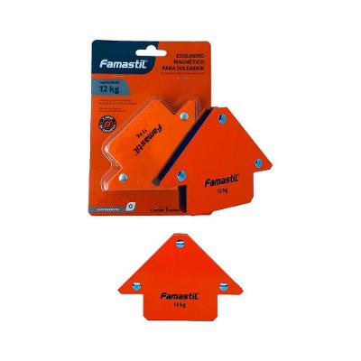 Kit 2 Esquadro Magnetico Para Solda 12 Kg Famastil