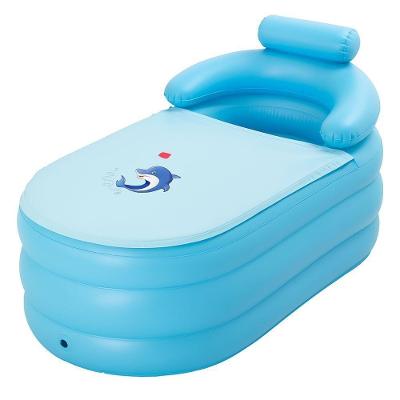 Banheira Inflavel Portatil Spa Termica Banho Gelo Encosto Adulto Infantil Ofuro Pvc Luxo
