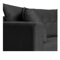 Recamier Azura 160cm Com Almofada Lado Direito Linho Cor Chumbo - 2