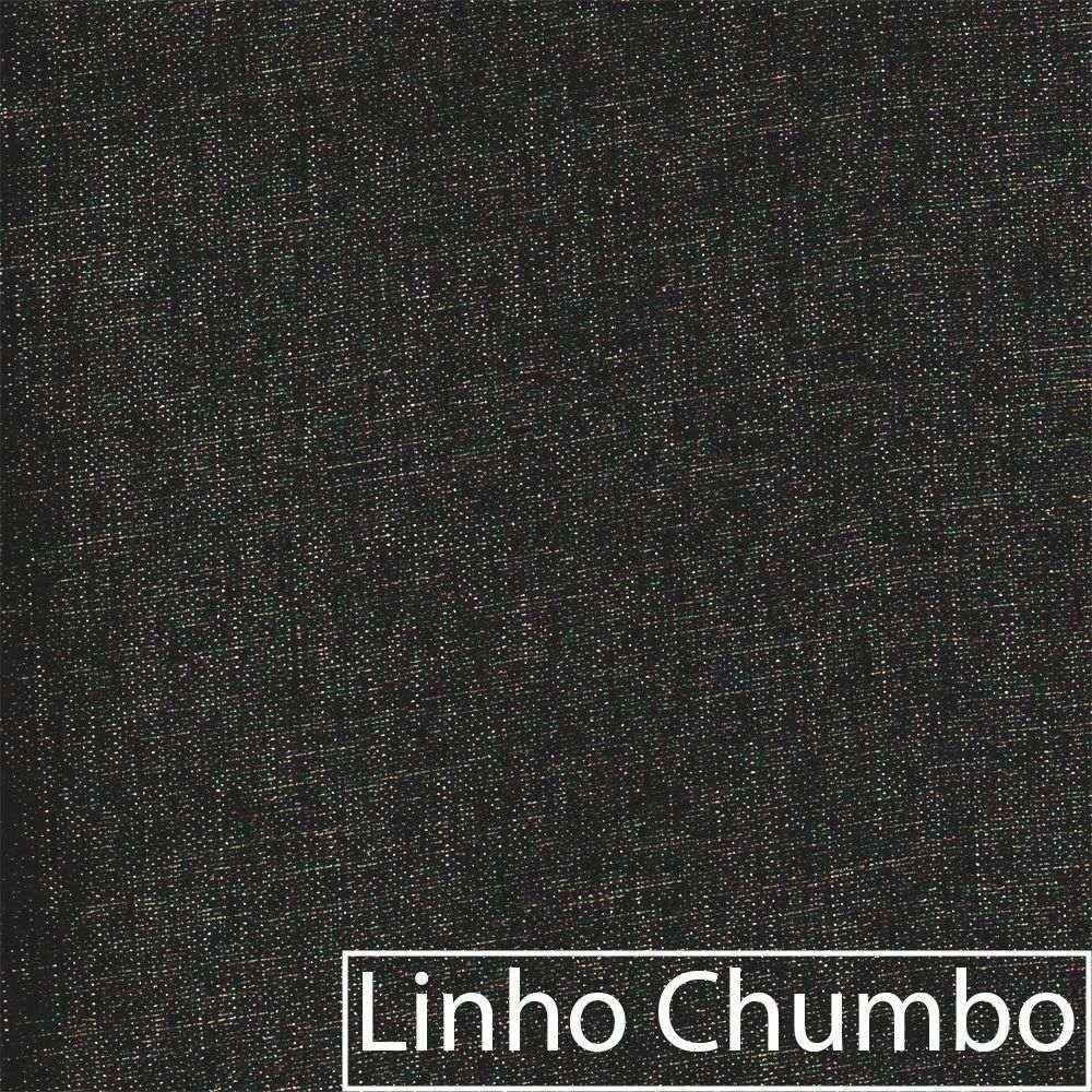 Recamier Azura 160 Cm Com Almofada Lado Esquerdo Linho Cor Chumbo - 3