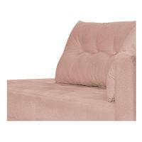 Recamier Azura 140cm Com Almofada Lado Esquerdo Suede Cor Rosê - 6