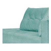 Recamier Azura 140cm Com Almofada Lado Esquerdo Suede Cor Azul Tiffany - 6