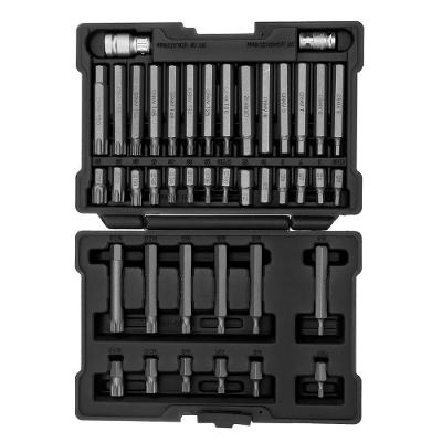 Jogo Bits Hex Torx Spline 42 Peças 10mm Crv Stels 1131856