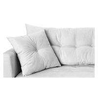 Recamier Azura 160cm Com Almofada Lado Direito Suede Cor Branco - 2