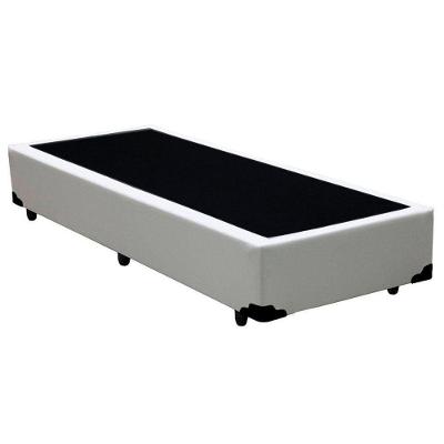 Cama Box Solteiro Sintético Mega Cama Branco 88x188x42cm