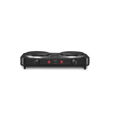 Fogão Portátil de Mesa Elétrico Elgin 42FOG02020 2 Bocas 2000W Preto 220V