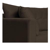 Recamier Azura 160cm Com Almofada Lado Direito Suede Cor Marrom - 6