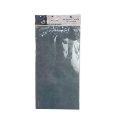 Adesivo De Parede Decorativo 60x30cm Cinza - Tudo Em Caixa