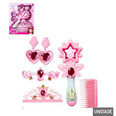 Acessórios Para Boneca 06 Peças Lucy Fada Estrela - Tudo Em Caixa