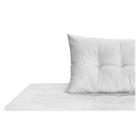 Recamier Azura 185cm Com Almofada Lado Esquerdo Suede Cor Branco - 2