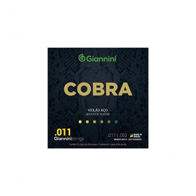 Encordoamento Violão Aço Cobra .011 Bronze Geeflk