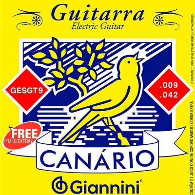 Encordoamento Guitarra Canario Tensão Media .009 Gesgt9