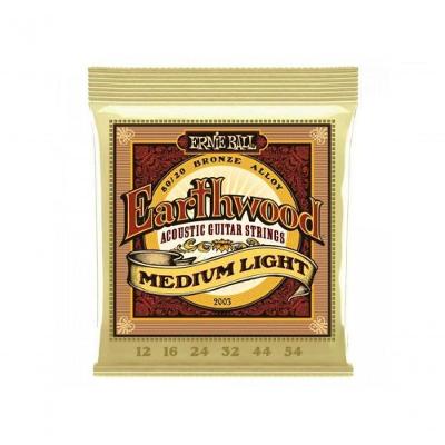 Encordoamento Violão Aço .012 Médio Leve Ernie Ball