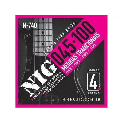 Encordoamento Baixo 4 Cordas .045 N740