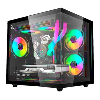 Gabinete Sem Fonte C3tech Gaming Aquarius Mt-g810bk Preto