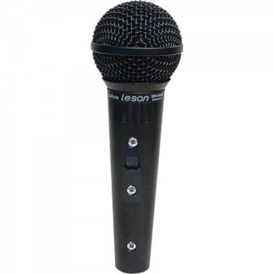 Microfone Vocal Leson Sm58 P4bk Profissional Preto Fosco