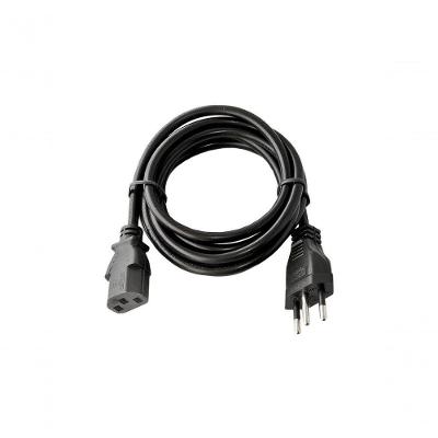 Cabo Força Tripolar Megacabos 1,2m Preto