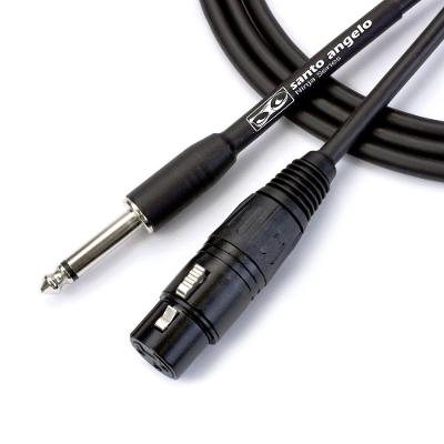 Cabo Microfone Ninja Hg 0,20mm P10-xlr F 3,05m Pt