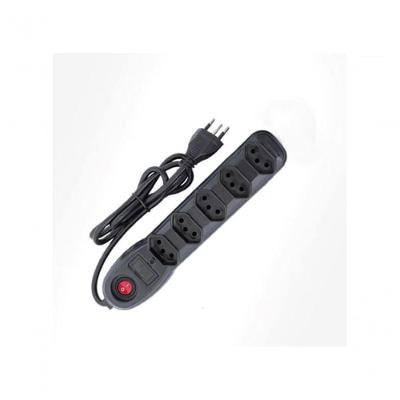 Filtro De Linha 5 Tomadas Pp 0,75 1m Bivolt Preto