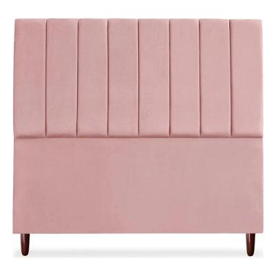 Cabeceira De Cama Box Carla Casal King 195 Cm Suede Rosa Do Lar Móveis E Decoração