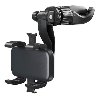 Suporte Gancho Preto Celular Automotivo Rotação 360° - Ajustável E Seguro