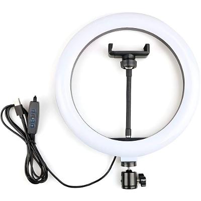 Ring Light Aro 10 Polegadas Com Suporte Led Luz Foto Vídeo