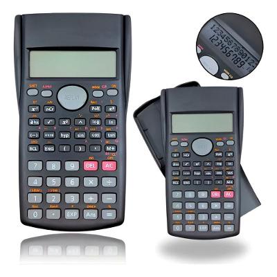 Calculadora Científica Profissional Kk-82ms – 240 Funções, Lcd E Capa Protetora 240 Funções Display 2 Linhas