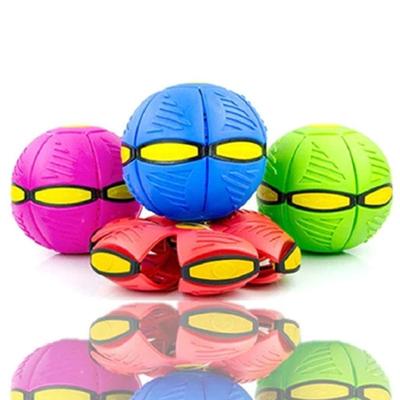 Brinquedo Para Pet Bola Magica Transforma Disco Voador - Brinquedo 2 Em 1 Para Pets