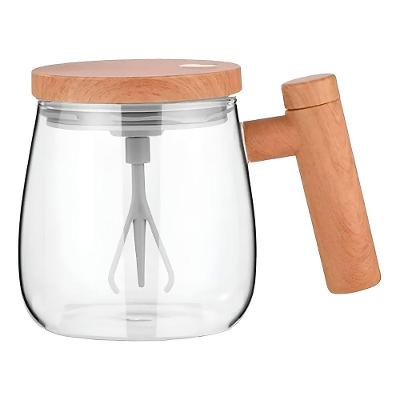 Caneca Misturadora Magnética Elétrica 400ml Com Usb – Copo Automático Para Café, Whey E Bebidas Sem Grumos