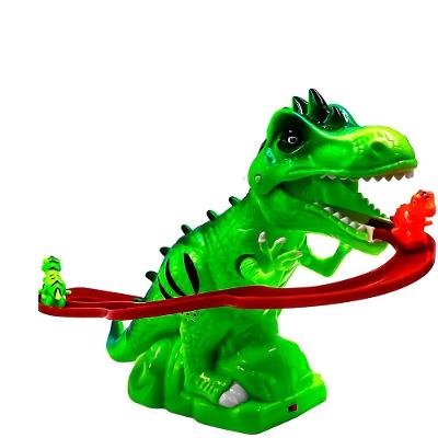 Brinquedo Escorregador Dinossauro Pista Luzes Sons Diversão