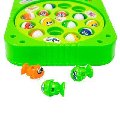 Brinquedo Pesca Peixe Jogo Pescaria Infantil Pilha - Diversão Interativa Com Luz E Movimento verde
