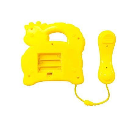 Brinquedo Telefone Musical Girafa Educativo Sons Colorido Infantil Com Sons E Cores