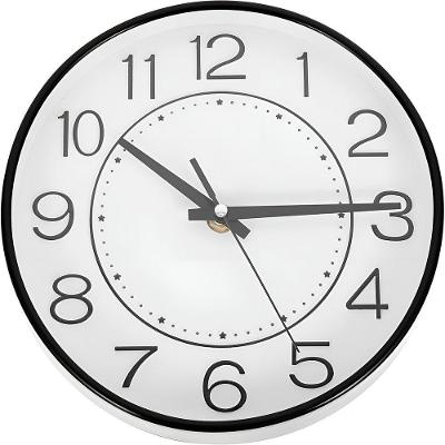 Relógio De Parede Analógico Banheiro Sala Quarto Decoração - Elegância E Funcionalidade Para Sua Casa