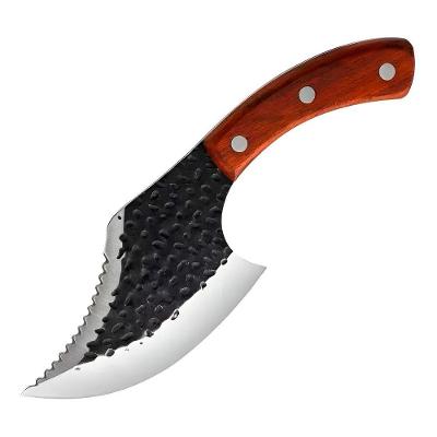 Cutelo Damasco Artesanal Profissional Bainha Aço Inox - Precisão E Durabilidade Na Cozinha