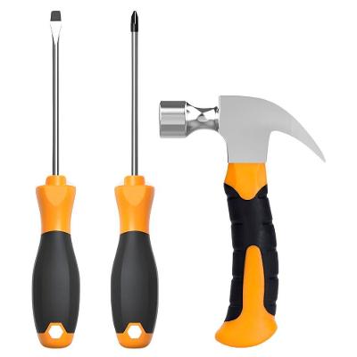 Conjunto Kit 3 Ferramentas Compacto – Martelo E Chaves Essenciais Para Reparos Rápidos