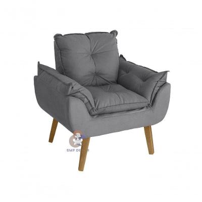 Poltrona Opala Cinza Su Decor