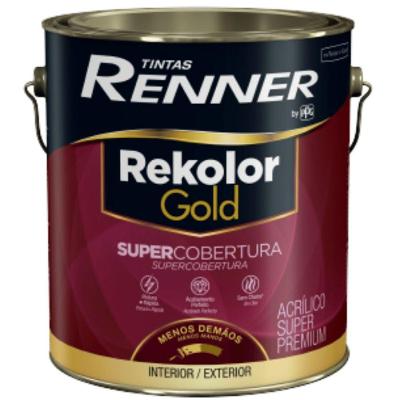 Tinta Rekolor Gold Branco Supercobertura Fosco 3,2 Lts