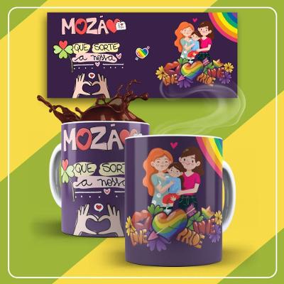 Caneca De Porcelana 325ml Lgbt Decorada Lgbt 19