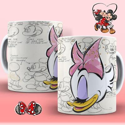 Caneca De Porcelana 325ml Personagens Disney Margarida 2