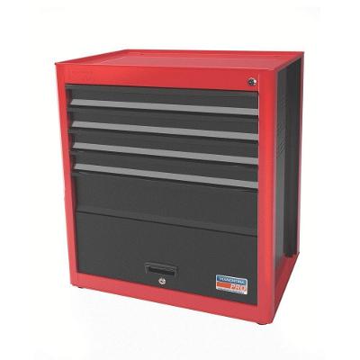 Módulos Bancada 5 Gavetas Uma Porta Tramontina Pro Vermelho Orgnizador Ferramentas Gavetas Armários Tramontina