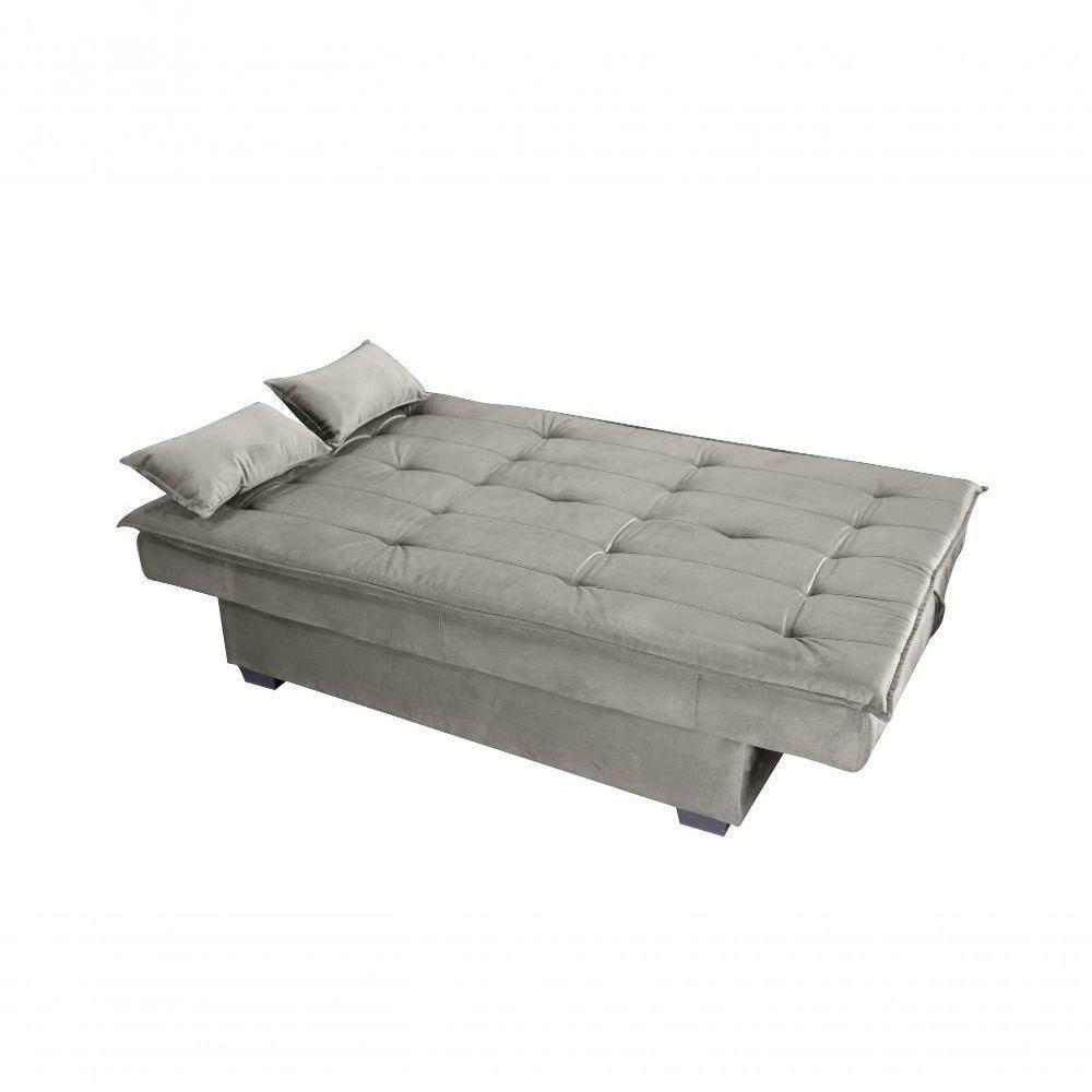 Sofá Cama Casal Reclinável Esmeralda - Marrom Light - 2