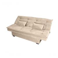 Sofá Cama Casal Reclinável Esmeralda - Bege Light - 4