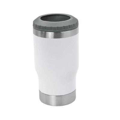 Copo Termico Porta Lata Garrafa Long Neck Copo Abridor Branco