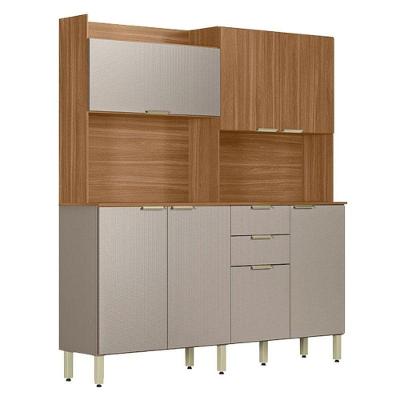 Kit Para Cozinha Pitaya Amêndola Nude Prime Tx - Demóbile